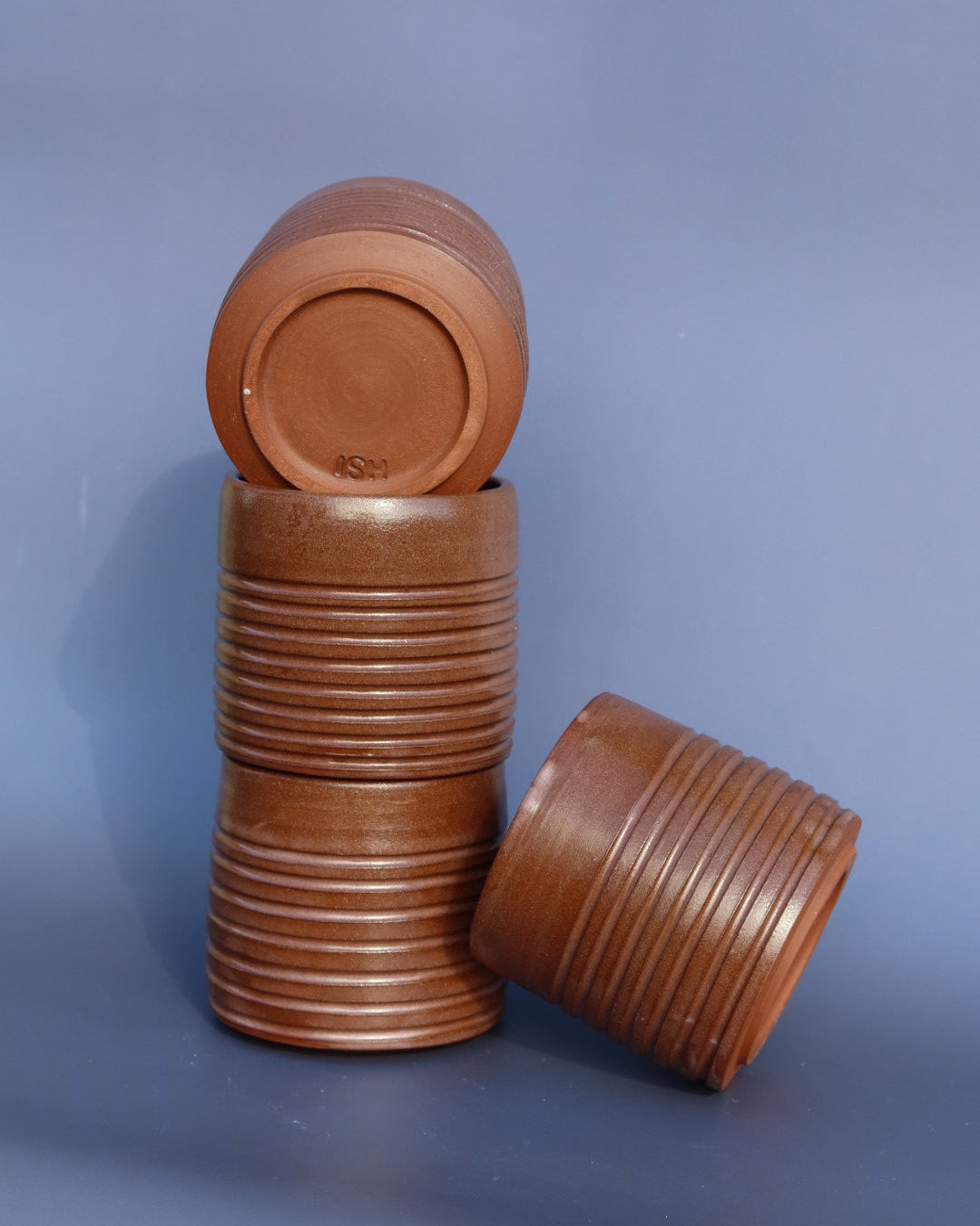 Carved Tumbler in 'Mist'