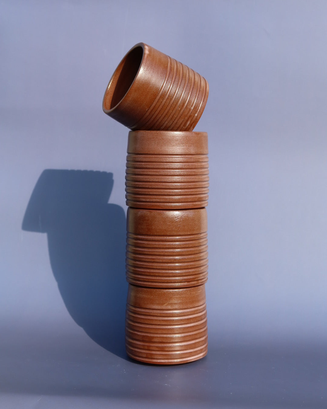Carved Tumbler in 'Mist'